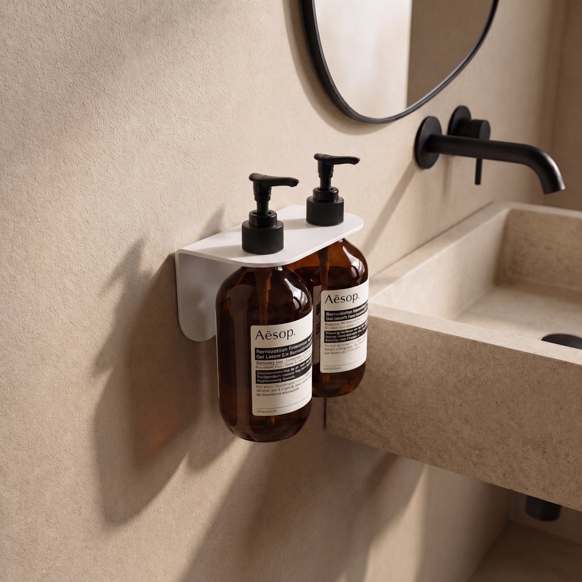 Aluminium Bottle Holder - Double