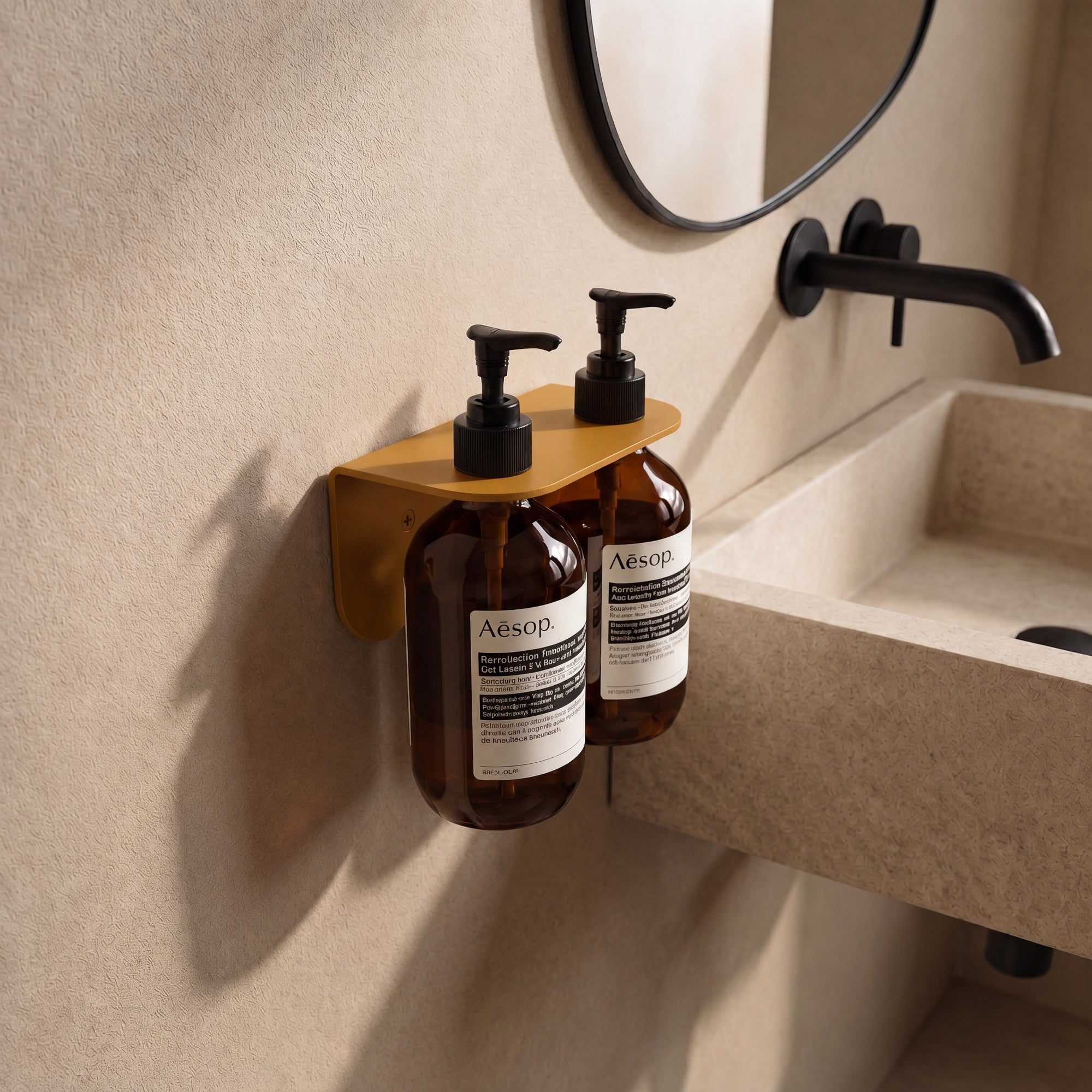 Aluminium Bottle Holder - Double