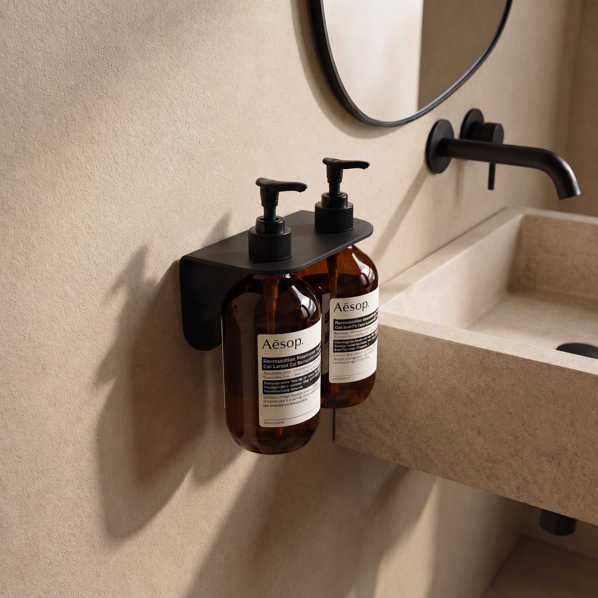 Aluminium Bottle Holder - Double